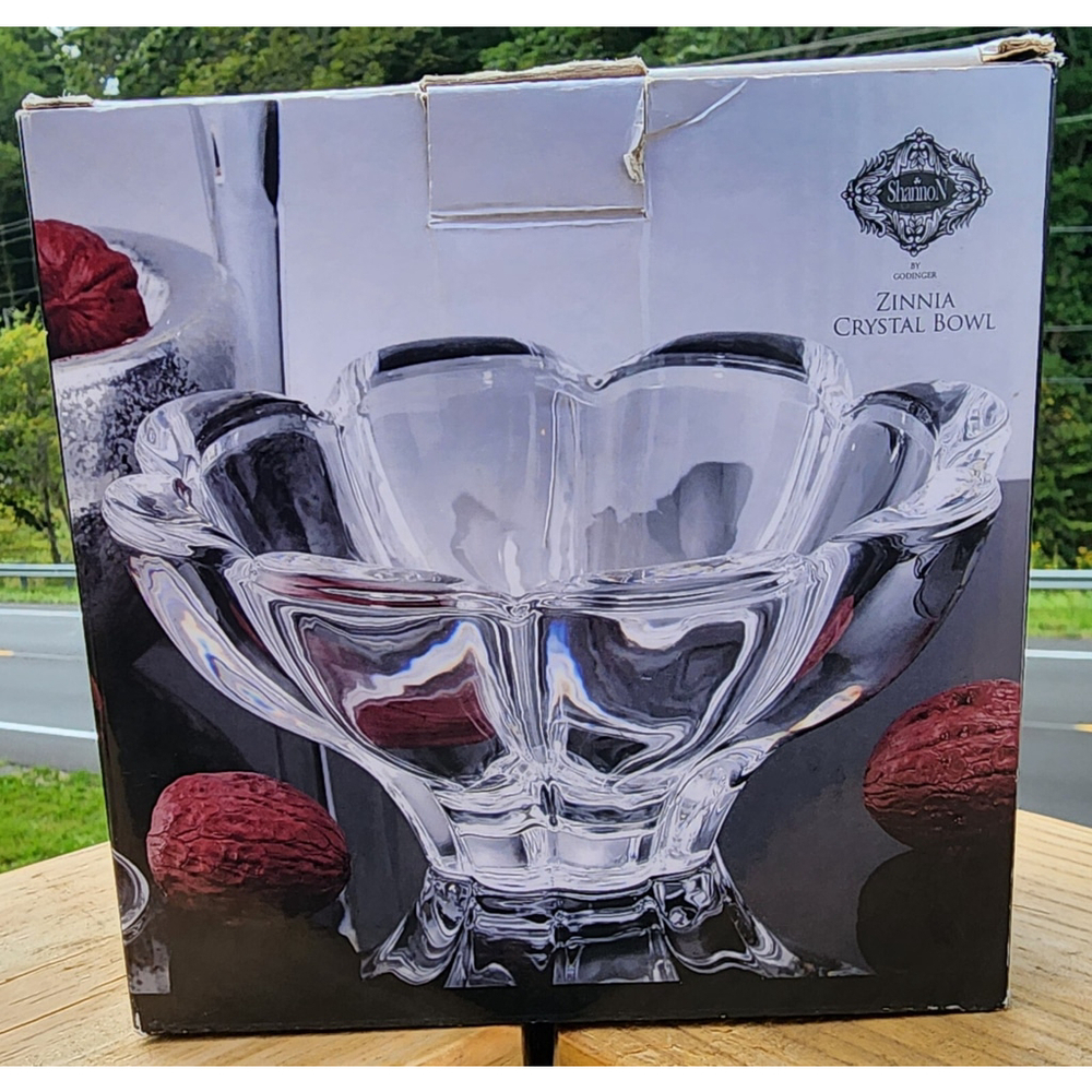Shannon Crystal By Godinger Zinnia‎ Crystal Bowl